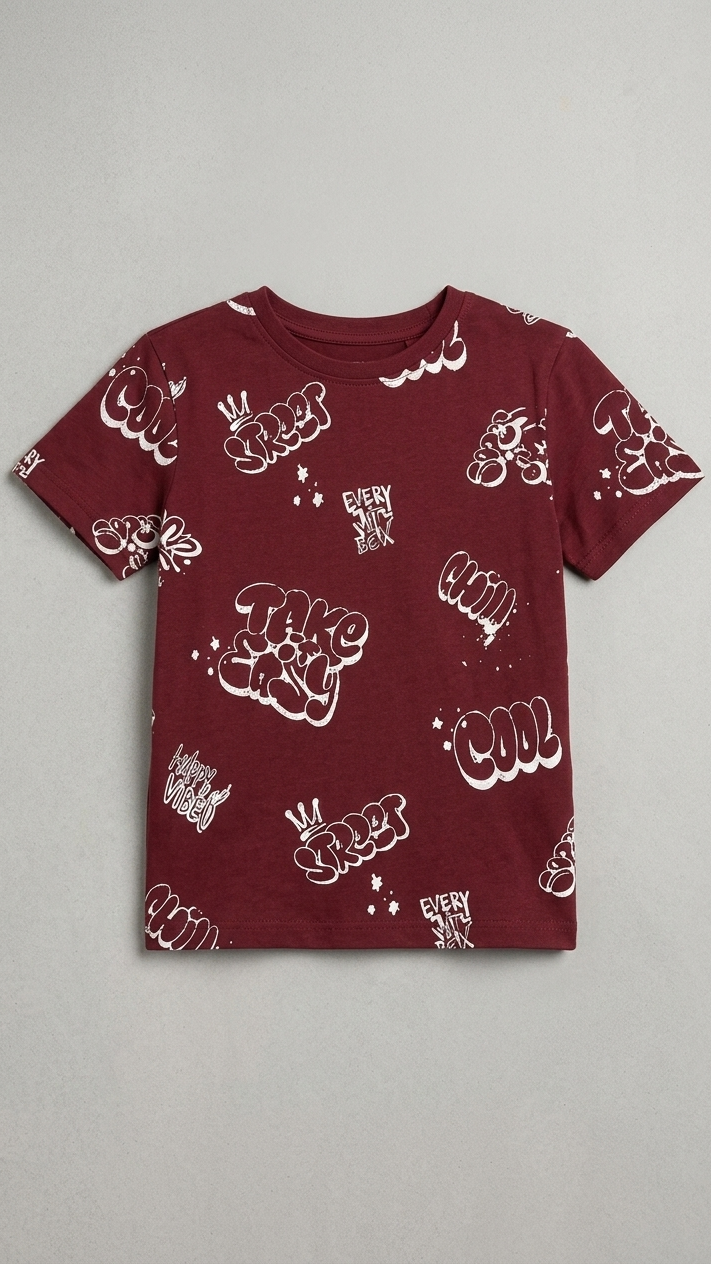 LCW Boys Graphic Printed T-Shirt
