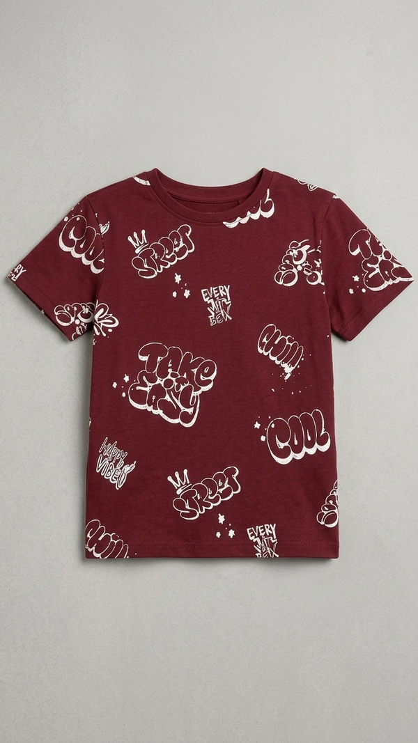 LCW Boys Graphic Printed T-Shirt