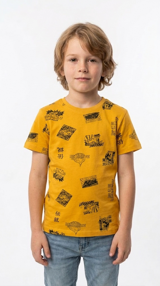 LCW Boys Graphic Printed T-Shirt