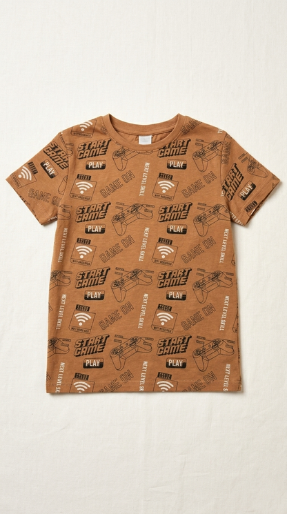 LCW Boys Graphic Printed T-Shirt