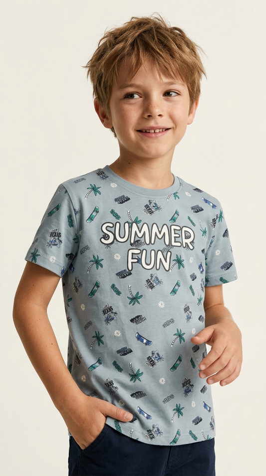 LCW Boys Graphic Printed T-Shirt