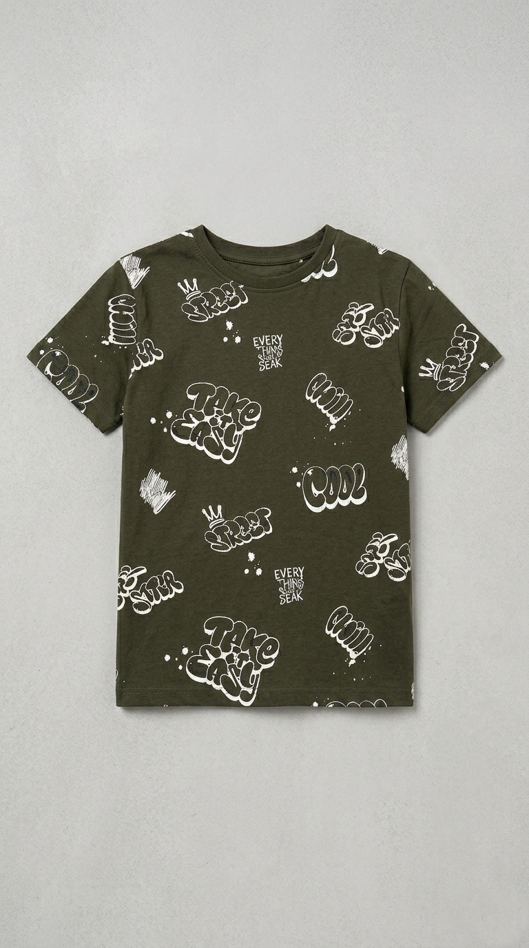 LCW Boys Graphic Printed T-Shirt