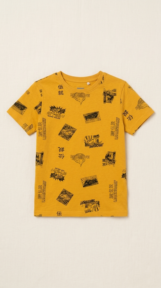 LCW Boys Graphic Printed T-Shirt