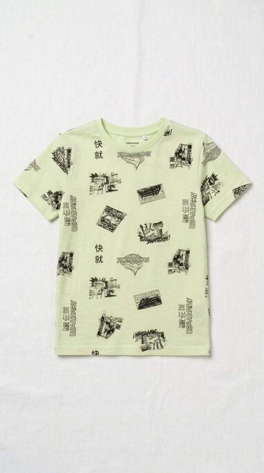 LCW Boys Graphic Printed T-Shirt