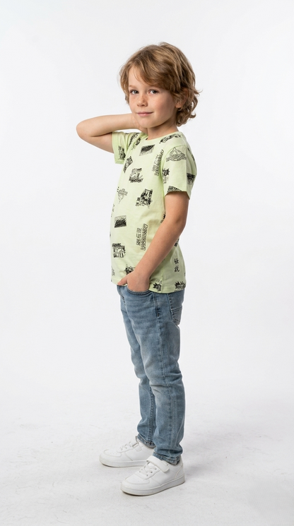 LCW Boys Graphic Printed T-Shirt