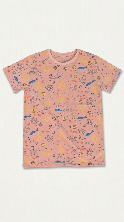 LCW Boys Graphic Printed T-Shirt