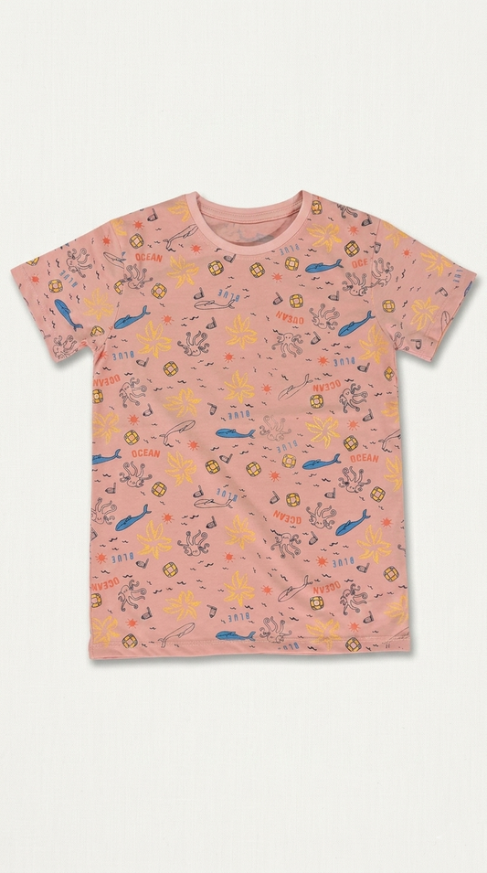 LCW Boys Graphic Printed T-Shirt