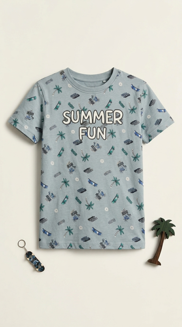 LCW Boys Graphic Printed T-Shirt