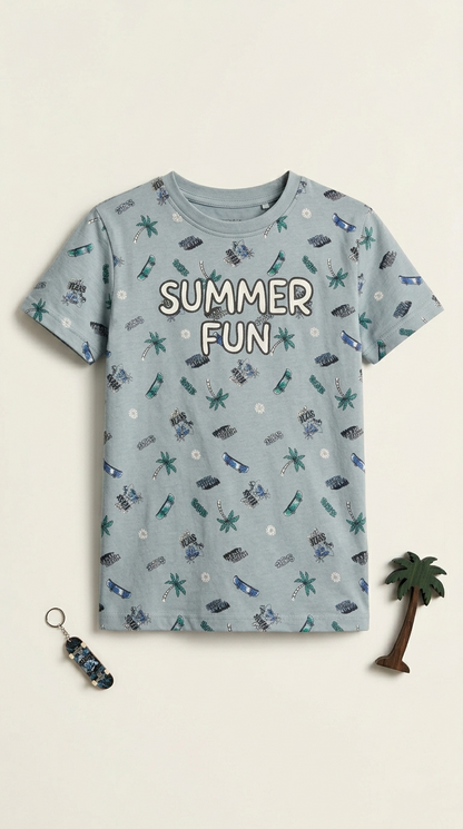 LCW Boys Graphic Printed T-Shirt