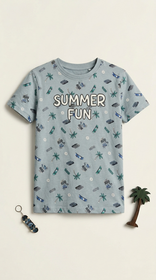 LCW Boys Graphic Printed T-Shirt