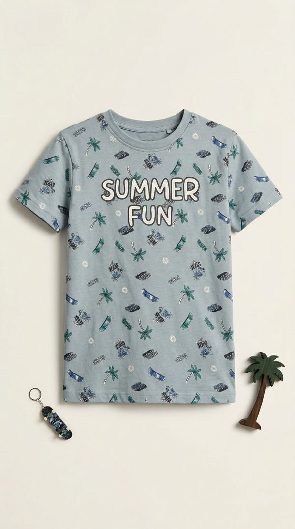 LCW Boys Graphic Printed T-Shirt