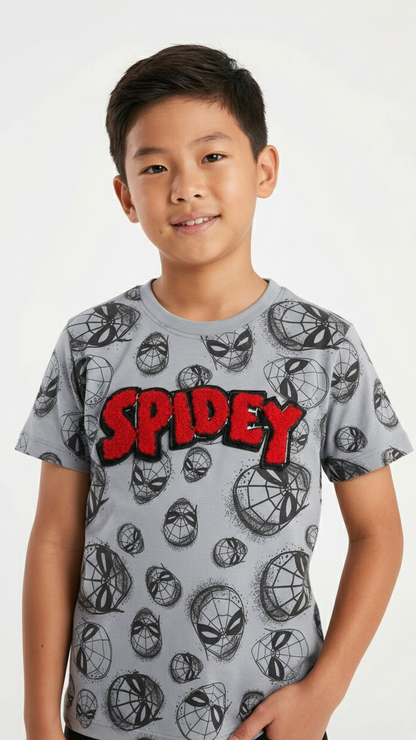 LCW Boys Spider Graphic Print T-Shirt