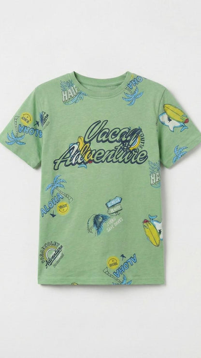 LCW Boys Printed Embroided T-Shirt