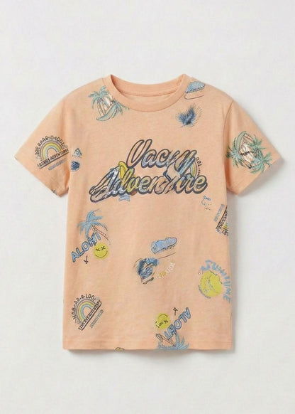 LCW Boys Printed Embroided T-Shirt