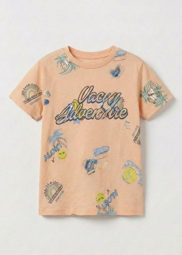 LCW Boys Printed Embroided T-Shirt