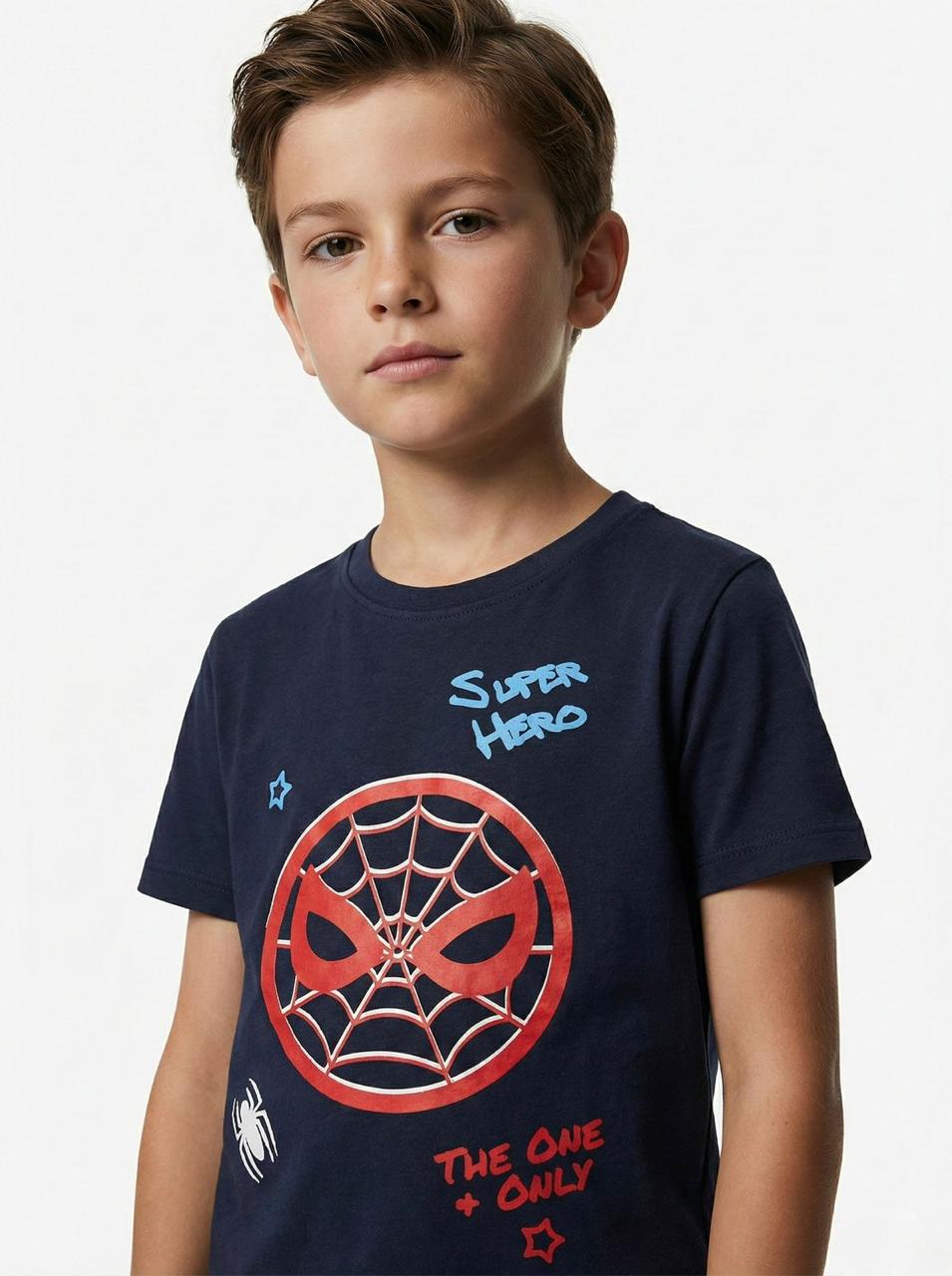 LCW Boys Super Hero Spider Print T-Shirt