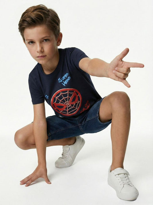 LCW Boys Super Hero Spider Print T-Shirt