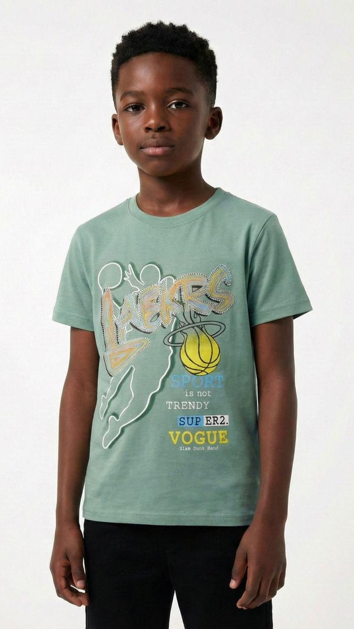 LCW Boys Graphic Printed T-Shirt