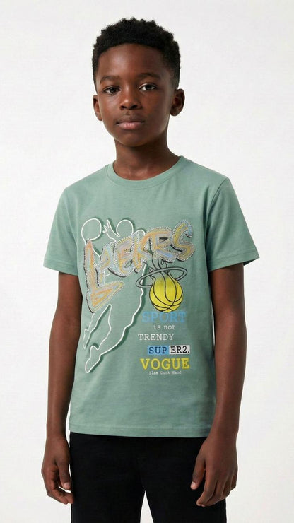 LCW Boys Graphic Printed T-Shirt
