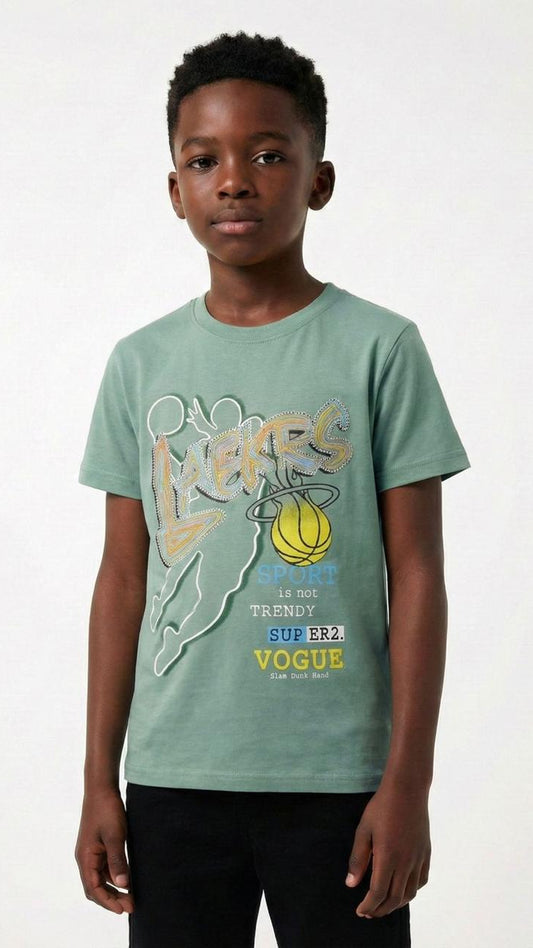 LCW Boys Graphic Printed T-Shirt