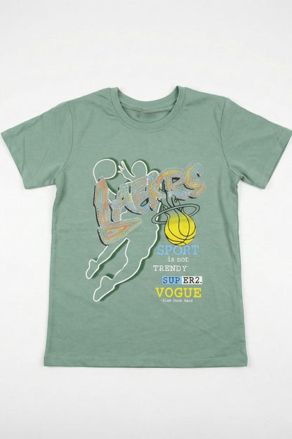 LCW Boys Graphic Printed T-Shirt