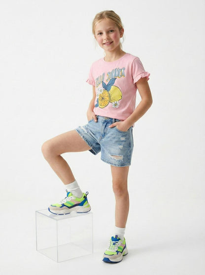 DU PAREIL GIRLS PRINTED T SHIRT