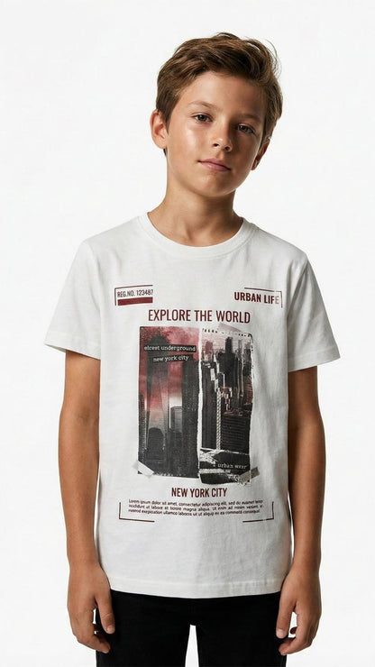 ALOHA Boys Printed T-Shirt
