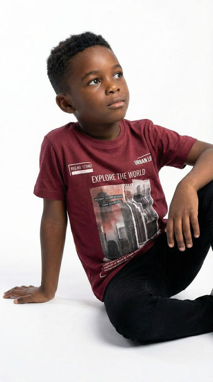 ALOHA Boys Printed T-Shirt