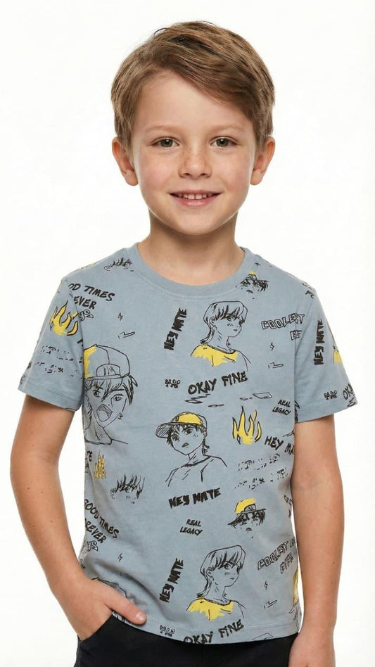 LCW Boys Graphic Printed T-Shirt