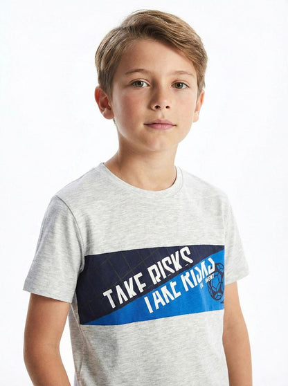 LCW Boys Panel Print T-Shirt