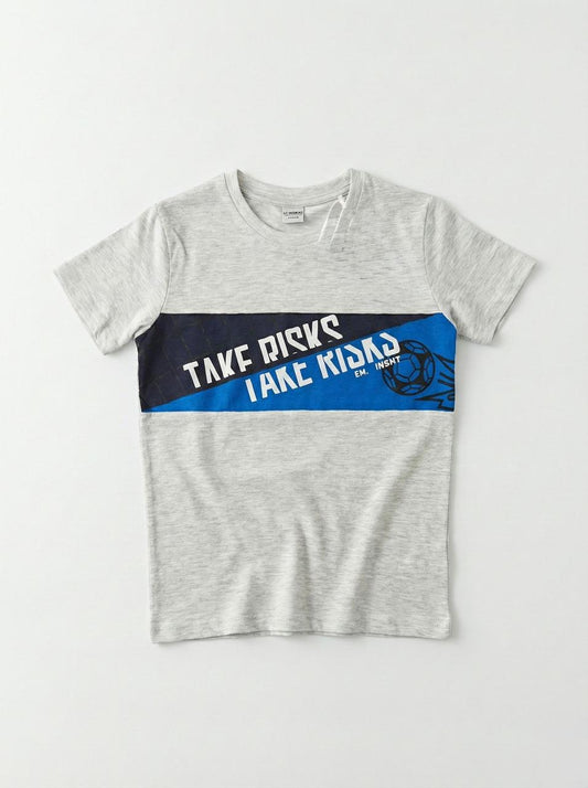 LCW Boys Panel Print T-Shirt