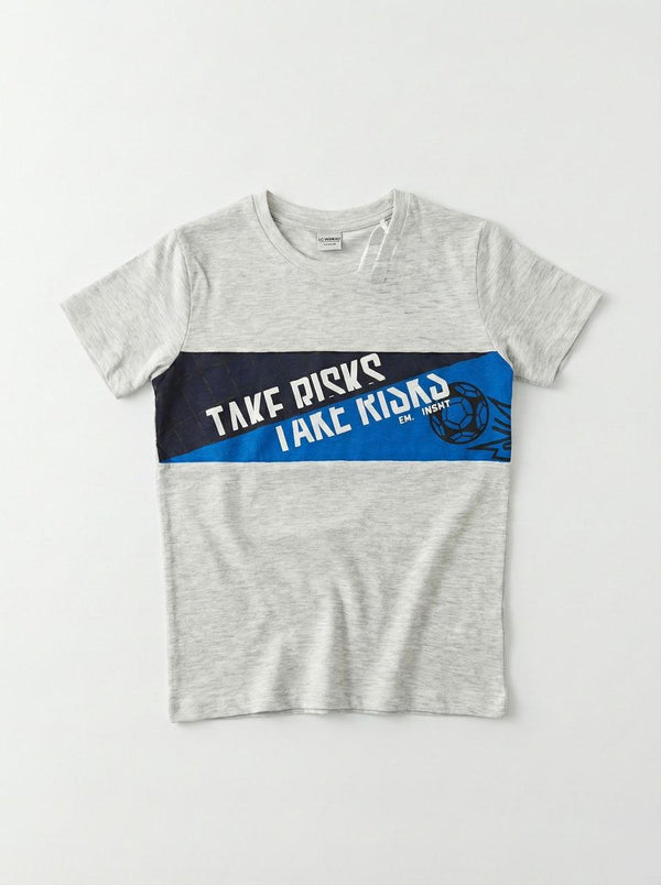 LCW Boys Panel Print T-Shirt