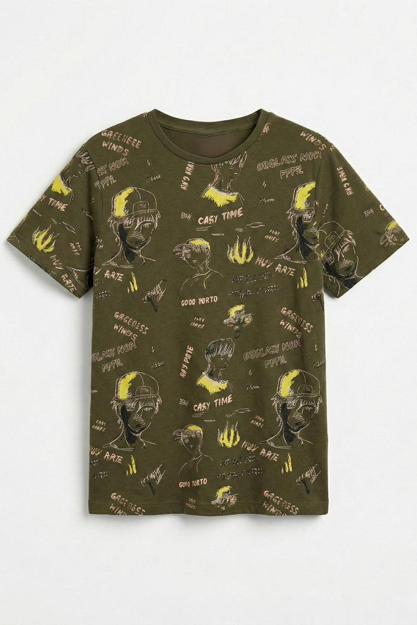 LCW Boys Graphic Printed T-Shirt