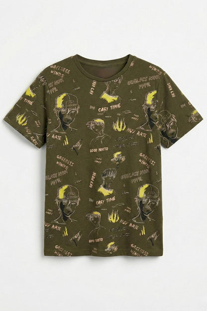 LCW Boys Graphic Printed T-Shirt