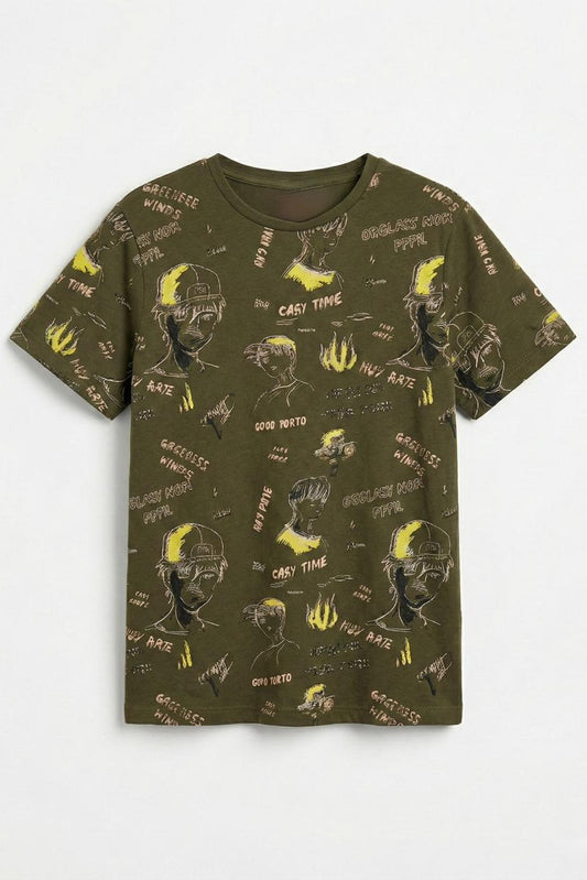 LCW Boys Graphic Printed T-Shirt