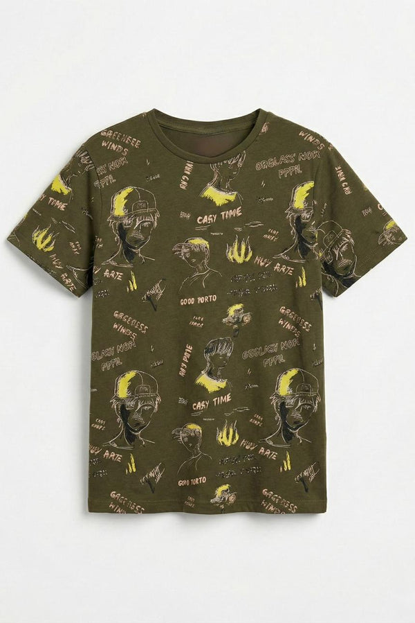 LCW Boys Graphic Printed T-Shirt