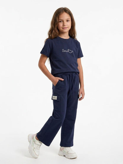 M&S Girls Cargo Co Ord Set