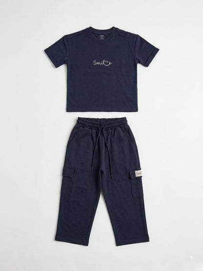 M&S Girls Cargo Co Ord Set