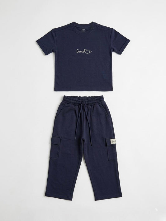 M&S Girls Cargo Co Ord Set