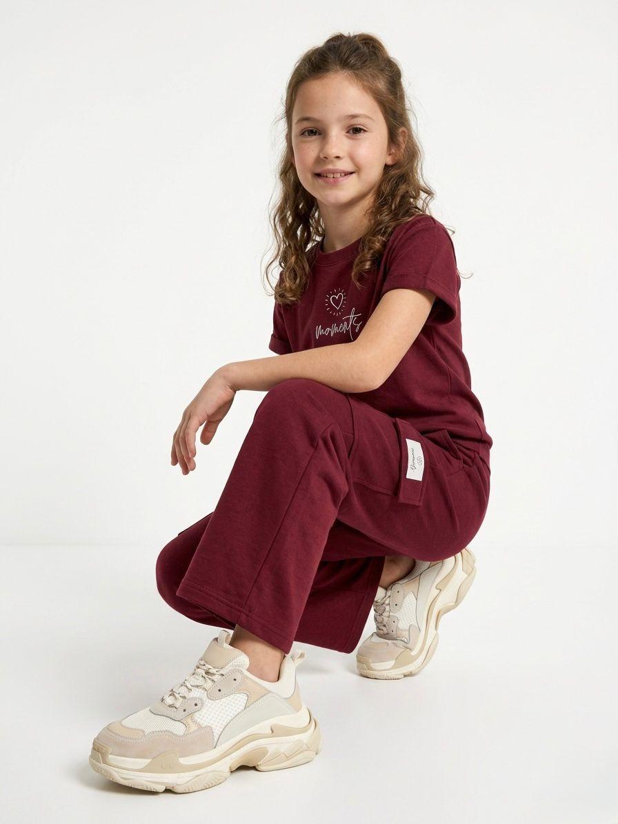 M&S Girls Cargo Co Ord Set
