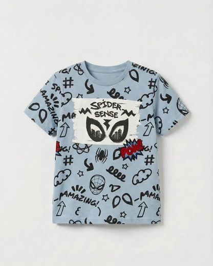 LCW Boys Spider Sense Graphic Print T-Shirt