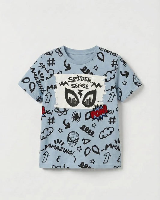 LCW Boys Spider Sense Graphic Print T-Shirt