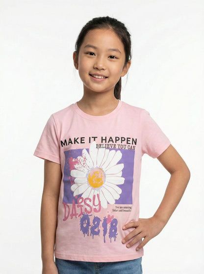 DU PAREIL GIRLS PRINTED T SHIRT