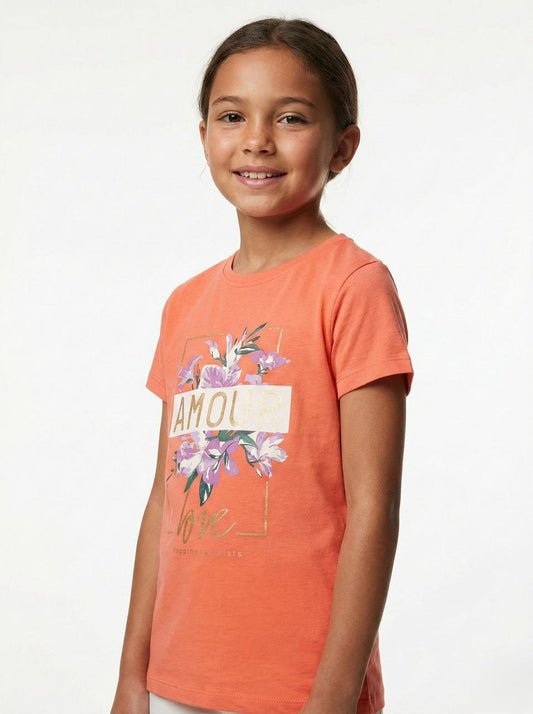 DU PAREIL GIRLS PRINTED T SHIRT