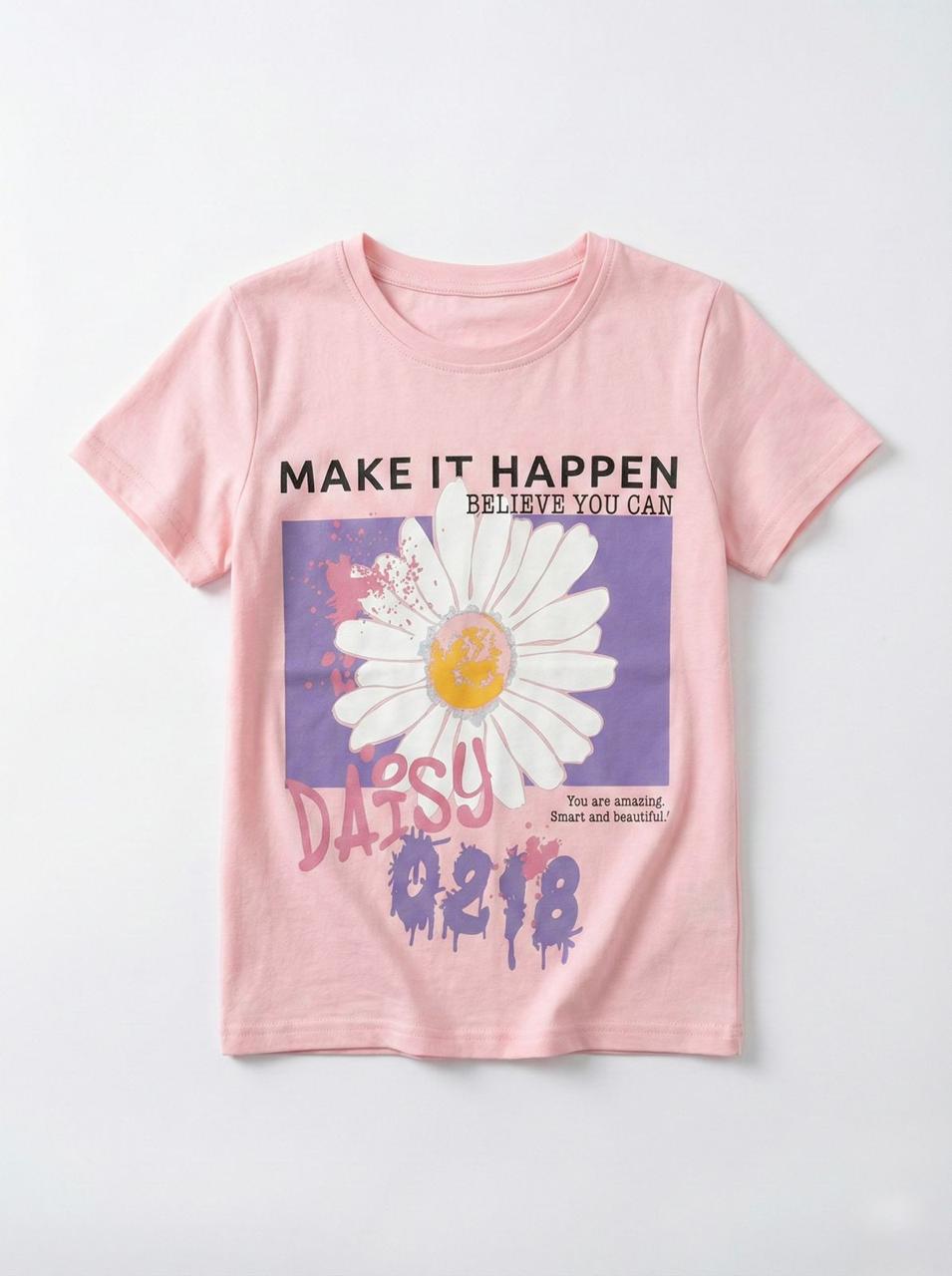 DU PAREIL GIRLS PRINTED T SHIRT