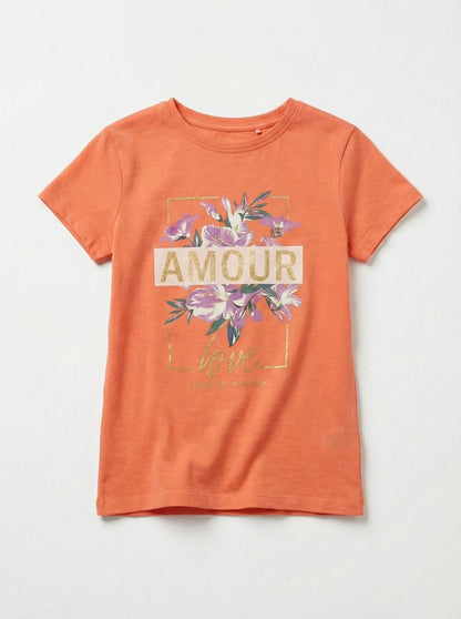 DU PAREIL GIRLS PRINTED T SHIRT
