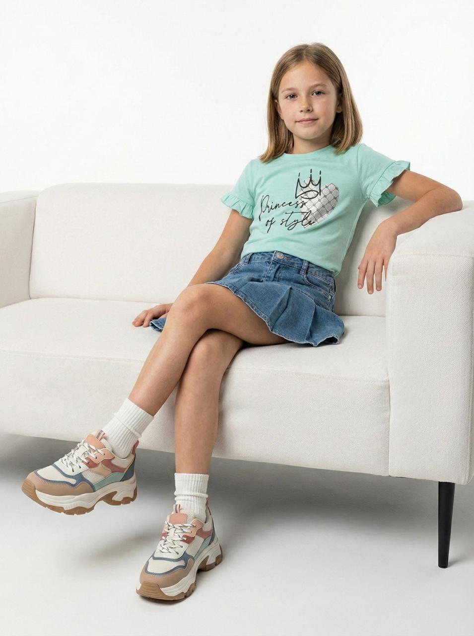 DU PAREIL GIRLS PRINTED T SHIRT