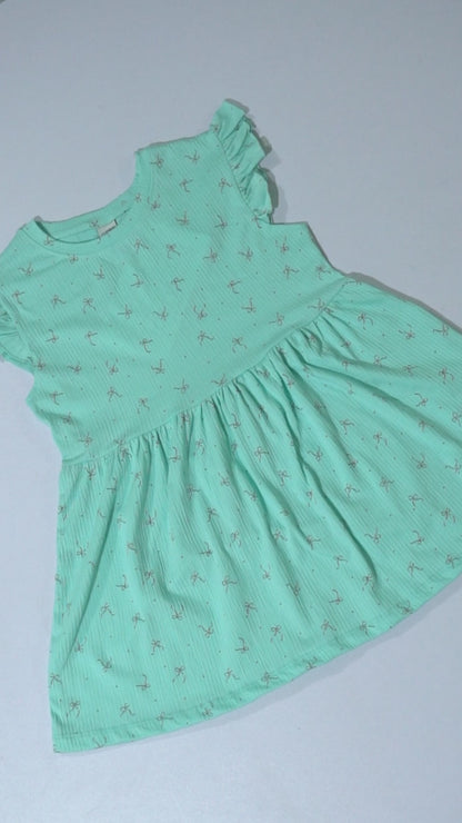 LC WAIKIKI Girls Textured Printed Dress