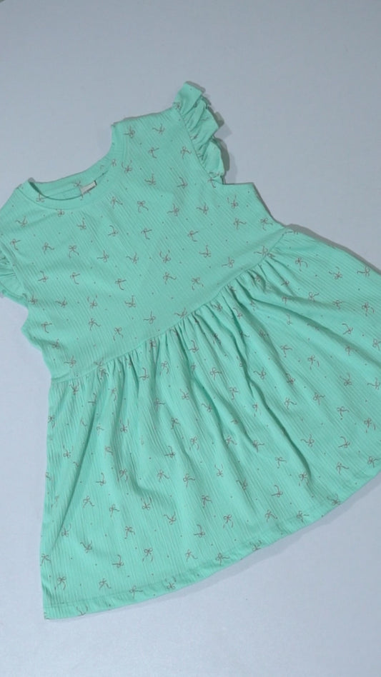 LC WAIKIKI Girls Textured Printed Dress